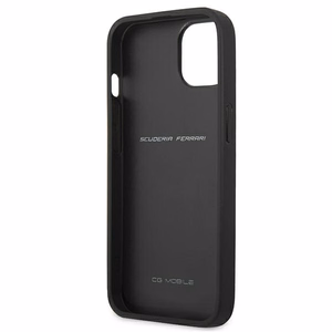 Ferrari FESAXHCP13SRE iPhone 13 mini 5.4" красный/красный жёсткий чехол On Track Carbon Stripe