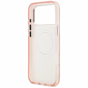 Karl Lagerfeld IML Aquarelle Choupette & Logo Magnetinis dėklas telefonui iPhone 17 Pro Max - rožinis