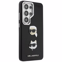 Karl Lagerfeld dėklas Saffiano Double Heads Metal Samsung Galaxy S26 Ultra juodas