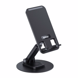 BWOO rotating desktop phone laikiklis ZJ132 juodas