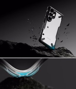 Ringke Fusion X Dėklas for Samsung Galaxy S26 Ultra - Clear juodas