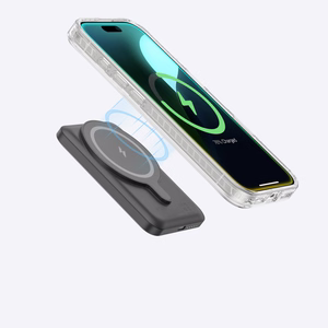 AmazingThing Titan Pro Mag dėklas su magnetiniu žiedu iPhone 16 Pro - skaidrus
