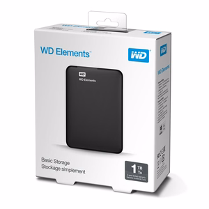 Išorinis kietasis diskas Western Digital Elements Portable 1TB USB 3.0