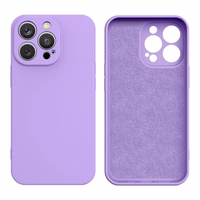 Silikoninis dėklas iPhone 14 Plus silikoninis dėklas violetinis