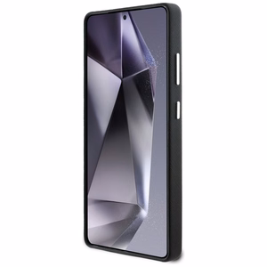 Karl Lagerfeld Saffiano Pilnai Apgaubtas Pailgintas Metalinis Logotipas Magnetinis dėklas Samsung Galaxy S25 Ultra - juodas