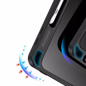 DUX DUCIS dėklas MAGI su pieštuko laikikliu iPad 10.9 (2022) juodas