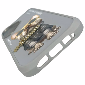 Nimmy Akiniai Kietas šuo dėklas telefonui iPhone 16 - pilkas