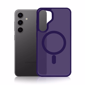 3mk Smoke MagCase dėklas Samsung Galaxy S25 - violetinis