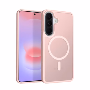 Crong Hybrid Matte Magnetic MagSafe case for Samsung Galaxy A36 / A37, pink