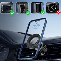 Automobilinis laikiklis (m) BH-16A karboninis magnetinis MagSafe prie oro ventiliacijos (BH16AC-MAVB) juodas (m)