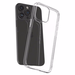 Dėklas telefonui Spigen Airskin Hybrid iPhone 15 Pro Max - skaidrus (m)