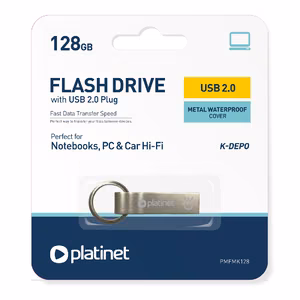 USB флешка Platinet Metal Waterproof 128GB USB 2.0