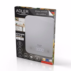 ADLER AD 3181 серого цвета кухонные весы