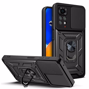 Defender Slide dėklas telefonui Xiaomi Redmi Note 11 4G (GLOBAL) / Redmi Note 11s 4G juodas