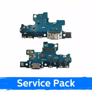 Įkrovimo jungtis suderinama su Samsung G770 S10 Lite su laideline / sidabrinė originali (Service Pack)