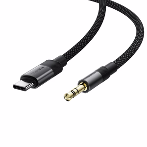 Acefast J11 USB-C į 3.5mm mini jack laidas 1m - juodas