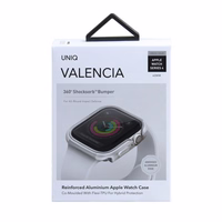 Uniq Valencia dėklas Apple Watch 4 / 5 / 6 / SE 40mm - sidabrinis