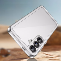 Kosminės erdvės dėklas su geliniu rėmeliu Samsung Galaxy S25+ - skaidrus