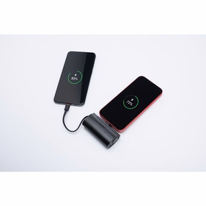 Išorinė baterija Forcell F-Energy Power Plug F5K3 PD 20W 5000 mAh su įmontuotu jungtimi Lightning juoda