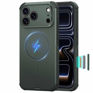 ESR Cyber Tough MagSafe dėklas iPhone 18 Pro Max / 17 Pro Max, žalias