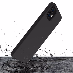3mk silikoninis dėklas iPhone 12 mini - juodas