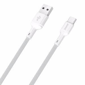 Dudao L9T 5A USB-A - USB-C kabelis 1m - baltas