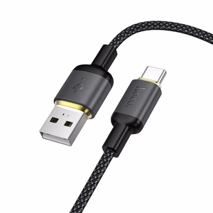 Cable USB A to USB C Hoco 3A 1 m X128 Benefit black