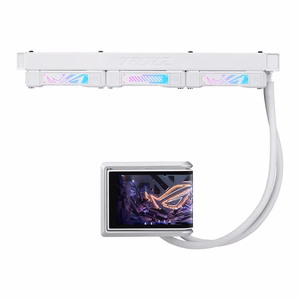 Asus ROG RYUO IV 360 ARGB - viskas viename vandens aušintuvas, 12 cm (baltas)