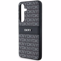 DKNY odinis Mono Stripe ir Metal Logo dėklas telefonui Samsung Galaxy S24 - juodas