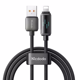 "Mcdodo CA-5250" USB-A į "Lightning" laidas, LED ekranas, 1,2 m