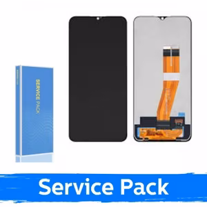 LCD ekranas suderinamas su Samsung A035F A03 non-EU juodas (Service Pack / Aftermarket)(NF versija)
