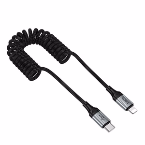 Kabelis USB-C į Lightning Hoco PD 2,4A 1,5 m X121 juodas