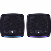 Kompiuterio garsiakalbiai 2.0 DEFENDER J3 2.0 6W LED USB juodi