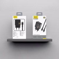 Dudao A26LEU PD 20W GaN USB-C Wall Įkroviklis with USB-C to Lightning Laidas - Juodas