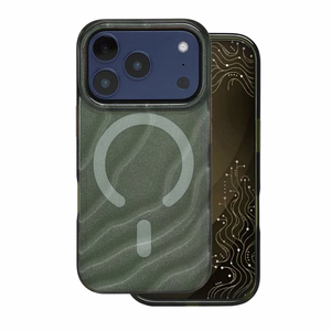 „Tecto Shield Desert Mag“ dėklas, skirtas iPhone 17 Pro 6,3" / iPhone 18 Pro 6,3", tamsiai alyvuogių spalvos