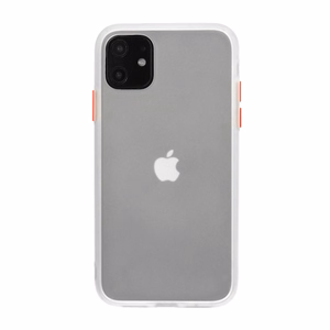 Vennus Color Button Bumper dėklas telefonui Iphone 6/6S skaidrus