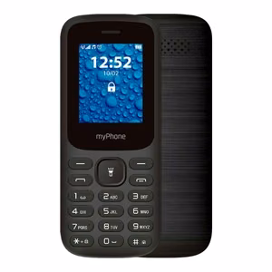 myPhone 2220 juodas Dual SIM 1.77 colio TFT 128x160/32MB/microSD/2G | myPhone