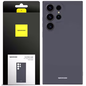 Spacecase silikoninis dėklas Galaxy S23 Ultra juodas
