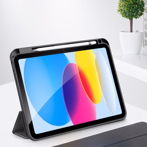 Dėklas Dux Ducis Domo Apple iPad 10.9 2022/iPad 11 2025 juodas