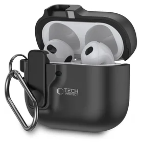 Tech-Protect Slim Hook dėklas AirPods 4 (m) - juodas