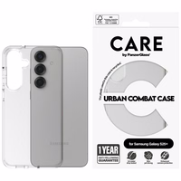 CARE by PanzerGlass Flagship Urban Combat dėklas Samsung Galaxy S25+ - skaidrus