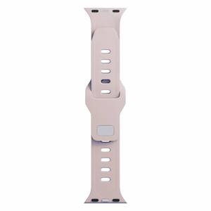 38/40/41/42 mm Latte (small) - 3mk Silicone Watch Strap for Apple