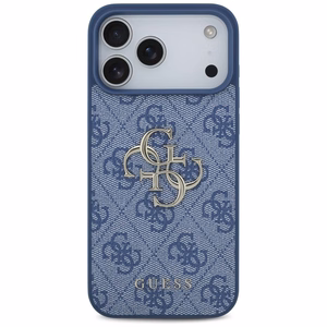 GUESS dėklas, skirtas IPHONE 18 Pro Max/17 Pro Max (4G Big Logo) (spalva: mėlyna)