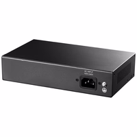 Cudy FS1006P tinklo komutatorius Fast Ethernet (10/100) Maitinimas per Eternetą (PoE) Juoda