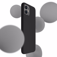 3mk silikoninis dėklas iPhone 11 - juodas