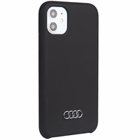 Audi Silikono dėklas telefonui iPhone 12 / 12 Pro 6.1 – juodas