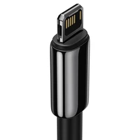 Baseus kabelis Tungsten USB - Lightning 2,0m 2,4A juodas