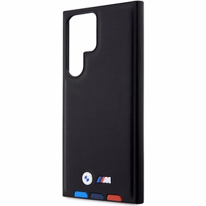 BMW BMHCS23L22PTDK S23 Ultra S918 juodas/juodas odinis dėklas Trispalvis