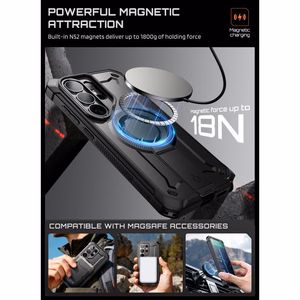 "Supcase Unicorn Beetle Pro Mag MagSafe" 2 komplektų dėklas, skirtas "Samsung Galaxy S26 Ultra" - juodas