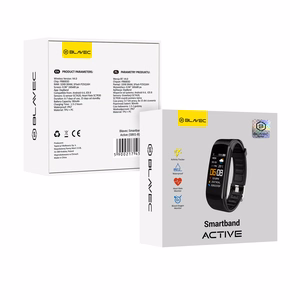 Blavec Išmanioji apyrankė SB-01 Active (SB01-B) juoda (f)